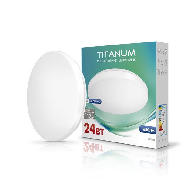 Світильник внутрішній світлодіодний LED TITANUM (TLCL-24HM)